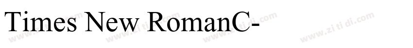 Times New RomanC字体转换